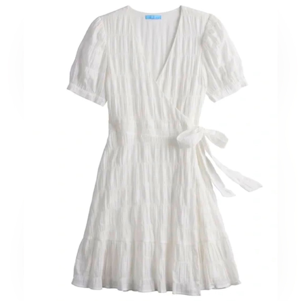 NWOT DRAPER JAMES RSVP™ Puff Sleeve Wrap Dress S